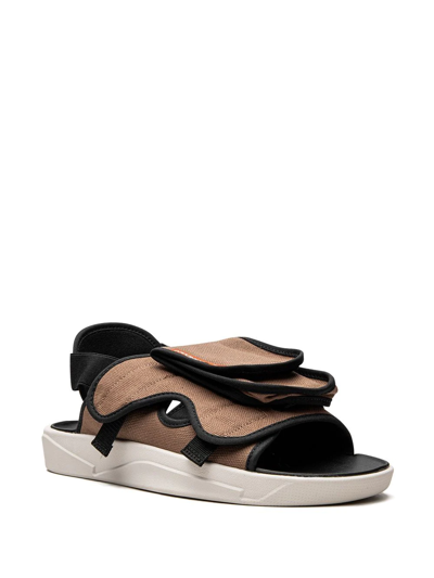 Jordan Ls Slide Sandals In Brown