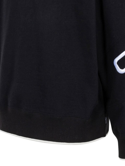 Supreme Stretch Crewneck Sweatshirt In 黑色 | ModeSens