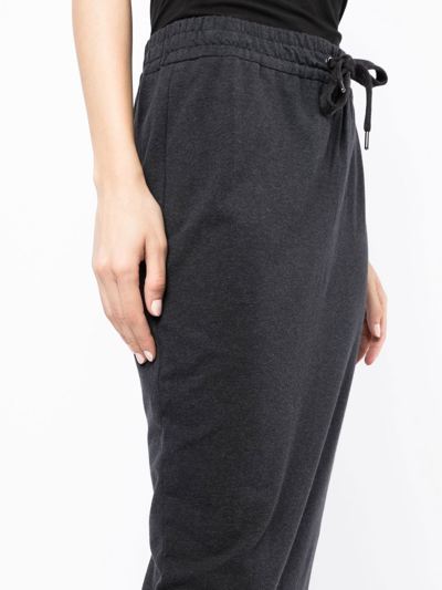 Shop Brunello Cucinelli French-terry Pencil Skirt In Black
