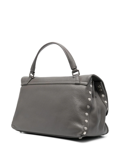 Zanellato Calf-leather Satchel-bag In 灰色