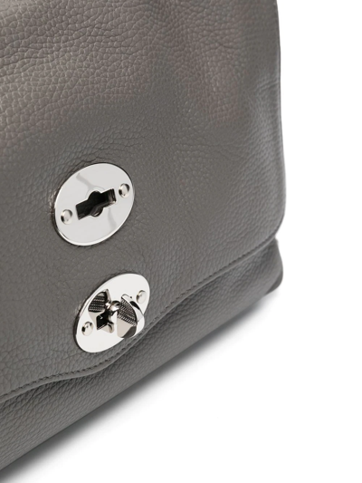 Zanellato Calf-leather Satchel-bag In 灰色