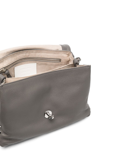 Zanellato Calf-leather Satchel-bag In 灰色