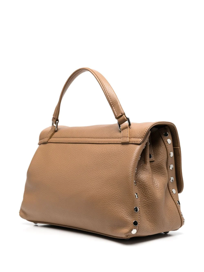 Zanellato Leather Twist-lock Satchel In 中性色