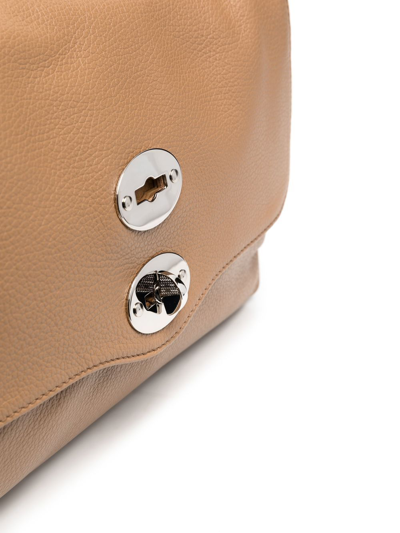 Zanellato Leather Twist-lock Satchel In 中性色