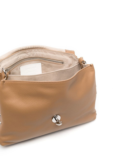 Zanellato Leather Twist-lock Satchel In 中性色