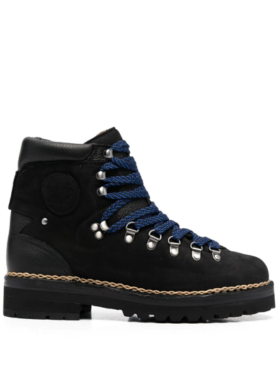 Shop Polo Ralph Lauren Lace-up 50mm Ankle Boots In 黑色