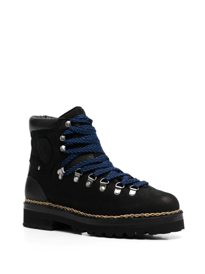 Shop Polo Ralph Lauren Lace-up 50mm Ankle Boots In 黑色