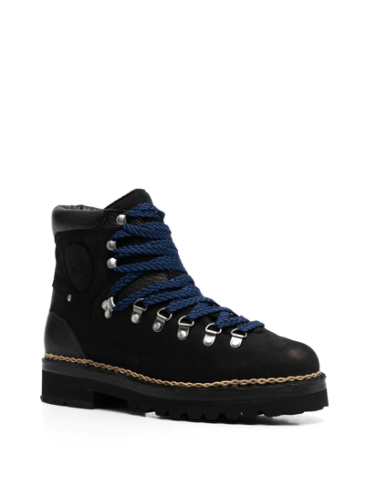 Polo Ralph Lauren Lace-up 50mm Ankle Boots In 黑色