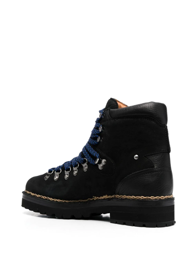 Shop Polo Ralph Lauren Lace-up 50mm Ankle Boots In 黑色