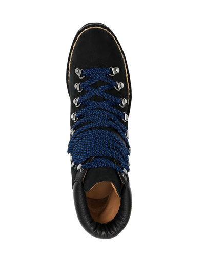 Shop Polo Ralph Lauren Lace-up 50mm Ankle Boots In 黑色