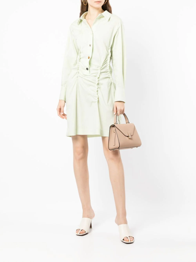 Valextra Iside Petite Tote Bag In 褐色