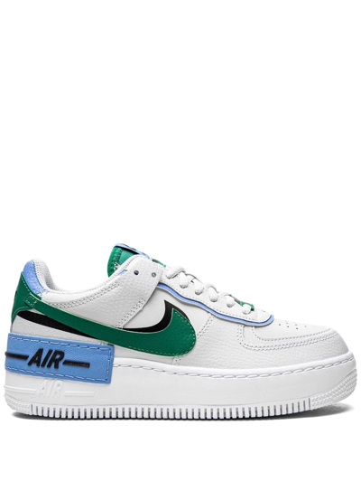 Shop Nike Air Force 1 "photon Dust/malachite-black" Sneakers In White