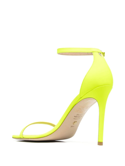 Stuart Weitzman Nudistsong Open-toe Sandals In 黄色
