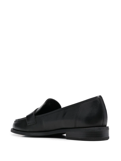 Shop Michael Michael Kors Lock-detail Loafers In 黑色
