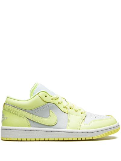 Shop Jordan Air  1 Low "lemonade" Sneakers In Silver