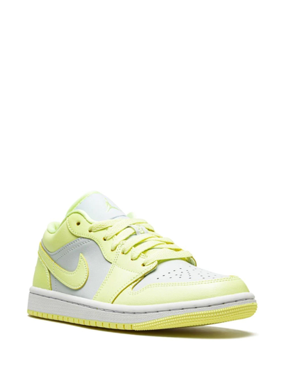 Shop Jordan Air  1 Low "lemonade" Sneakers In Silver