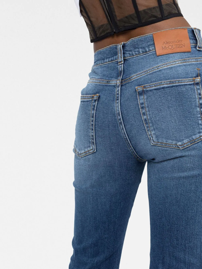 Alexander Mcqueen Denim Jeans In Blue