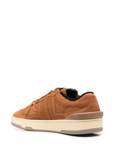 Shop Lanvin Clay Low-top Sneakers In 褐色