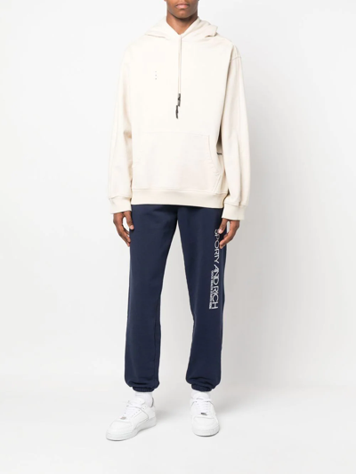 Sporty And Rich Logo-print Detail Track Pants In 蓝色