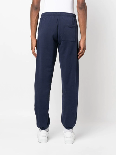 Sporty And Rich Logo-print Detail Track Pants In 蓝色