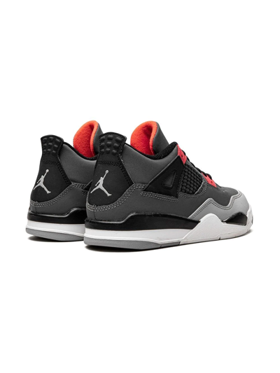 Shop Jordan Air  4 "infared" Sneakers In Grey