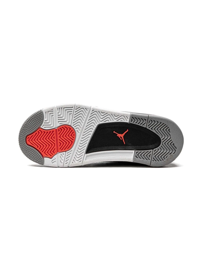 Shop Jordan Air  4 "infared" Sneakers In Grey