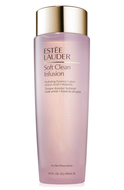 Shop Estée Lauder Soft Clean Infusion Hydrating Essence Lotion With Amino Acid + Waterlily $101.46 Value, 13.5 oz