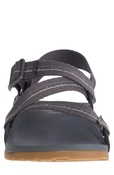 Shop Chaco Lowdown Slide Sandal In Grey