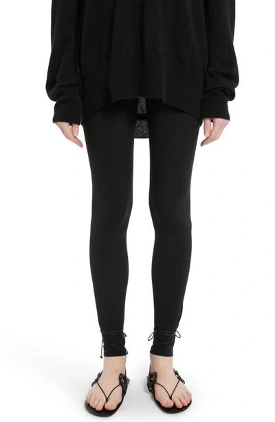 Shop The Row Lanza Ankle Zip Leggings In Black