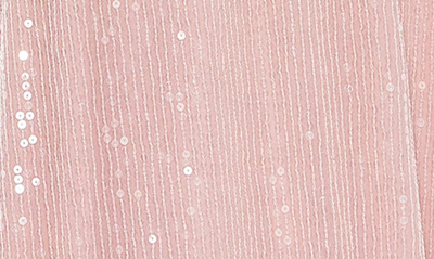 Shop Mac Duggal Ruffle Shoulder Sequin Embellished Gown In Rose