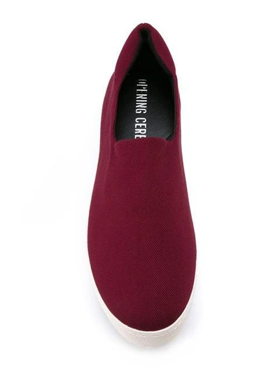 Shop Opening Ceremony Platform Slip-on Sneakers In Red