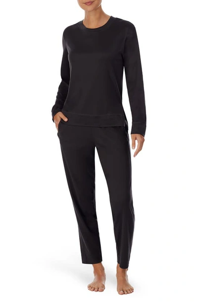 Z Well Crewneck Pajama Top In Dark Grey