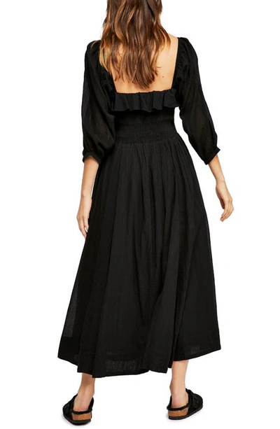 Shop Free People Endless Summer By  Ruffle Maxi Dress In Black