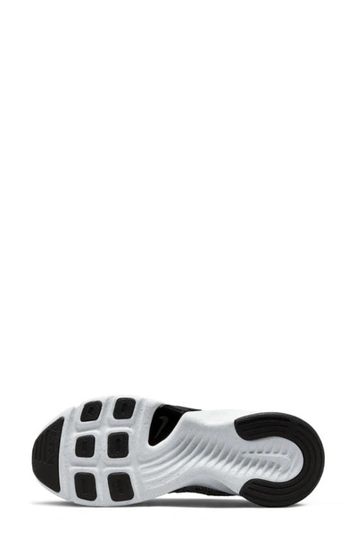 Shop Nike Superrep Go 3 Flyknit Running Shoe In Black/ Metallic Silver/ White