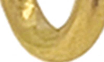Adornia Tarnish Resistant 14k Gold Plated Paper Clip Chain Drop Earrings In Yellow