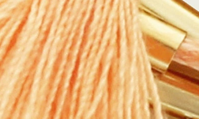 Olivia Welles Tropical Tassels Bracelet In Gold