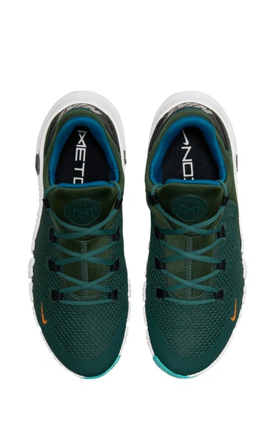 Shop Nike Free Metcon 4 Training Shoe In Green/ Black/ White/ Kumquat