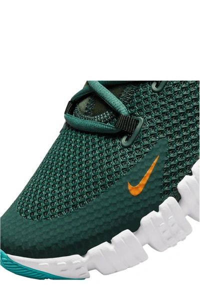 Shop Nike Free Metcon 4 Training Shoe In Green/ Black/ White/ Kumquat