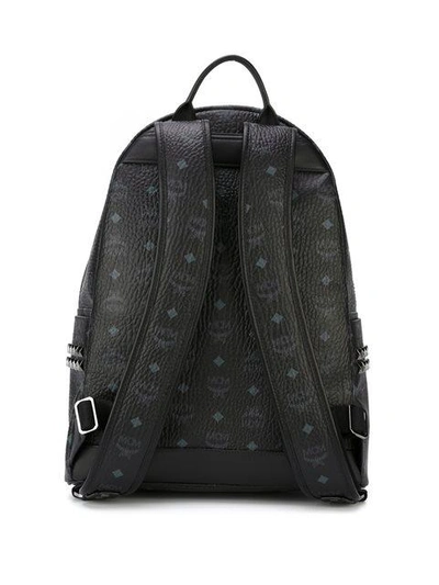 Shop Mcm 'stark' Medium Backpack  In Black
