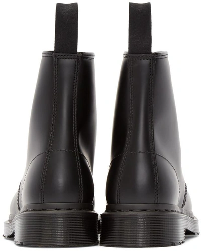 Shop Dr. Martens' Black Eight-eye 1460 Mono Boots