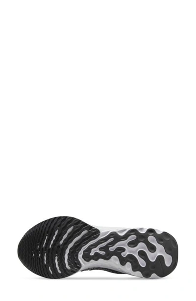 Nike React Infinity Run Flyknit 3 Sneakers In Gray-black In Black/ Smoke Grey/ White
