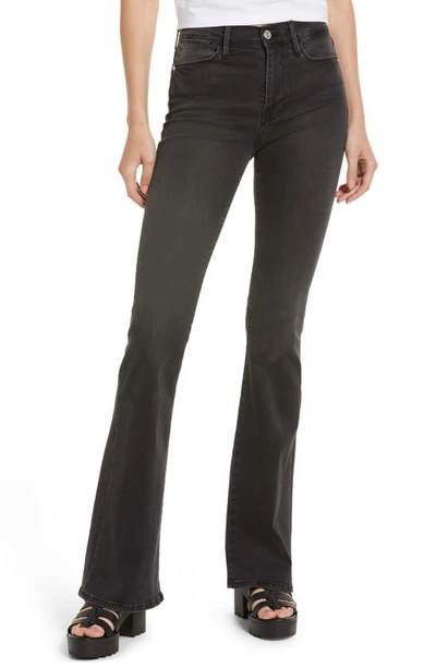 Shop Frame Le High Waist Flare Jeans In Mardel