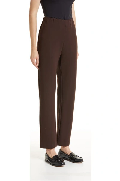 Masai Copenhagen Paige Straight Leg Trousers In Coffee Bean