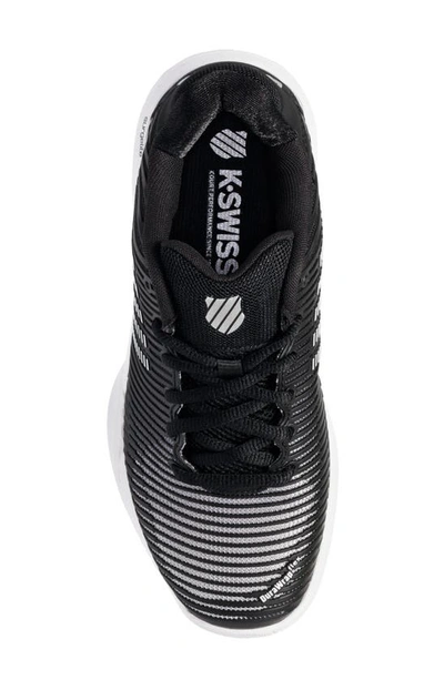 K-swiss Hypercourt Express 2 Tennis Shoe In Black/white/silver