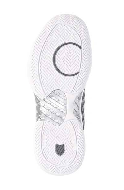 Shop K-swiss Hypercourt Express 2 Tennis Shoe In Black/white/silver