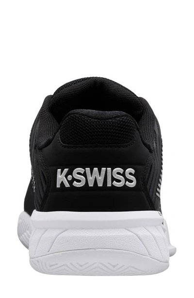 Shop K-swiss Hypercourt Express 2 Tennis Shoe In Black/white/silver