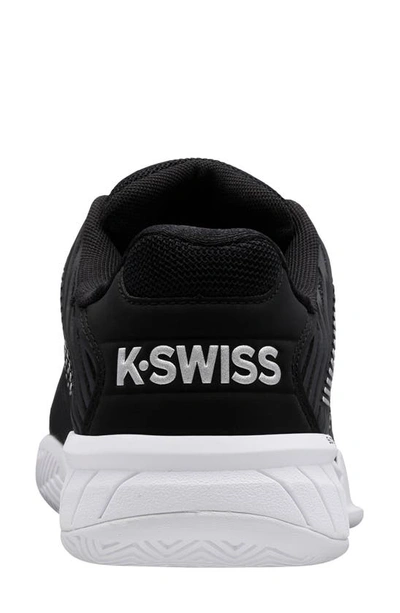 K-swiss Hypercourt Express 2 Tennis Shoe In Black/white/silver