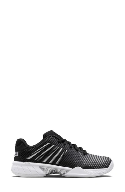 K-swiss Hypercourt Express 2 Tennis Shoe In Black/white/silver