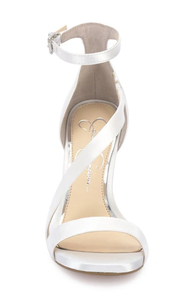 Jessica Simpson Rayli 2 Womens Stilettos Open Toe Evening Sandals In White
