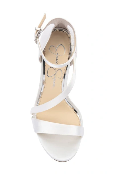 Jessica Simpson Rayli 2 Womens Stilettos Open Toe Evening Sandals In White